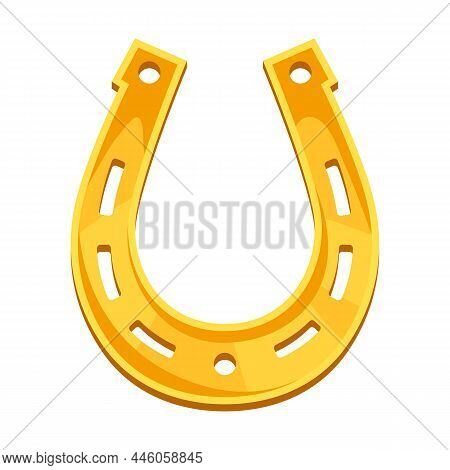 Llustration Of Horseshoe. Symbol Of Good Luck.