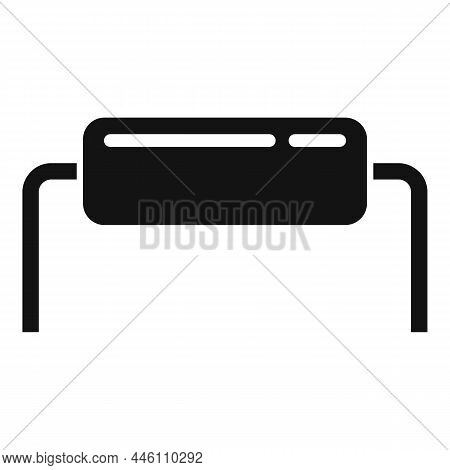 Alarm Diode Icon Simple Vector. Bulb Component. Power Diode