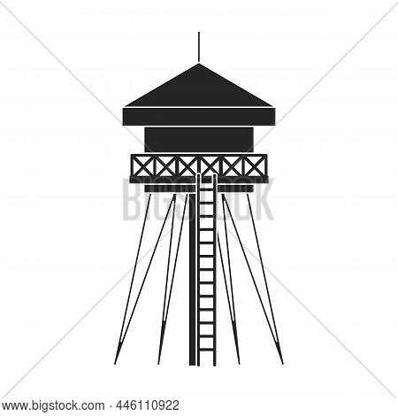 Water Tower Vector Vector & Photo (Free Trial) | Bigstock