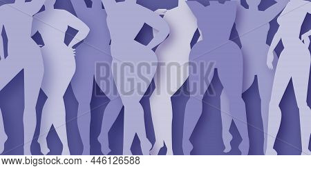 Womens Of Different Cultures Dancing Or Standing Together. Womens Friendship. Happy Womens Day. Moth