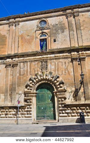 EX-hastane Spirito Santo. Lecce. Puglia. İtalya.