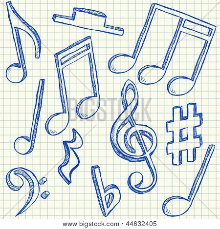 Musiknoder Doodles