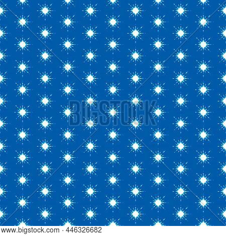 Simple Vector Pixel Art Yellow Seamless Pattern Of Cartoon Multibeam Radiance Effect