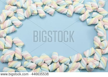 Multicolored Marshmallows - Tasty, Colorful And Fluffy Marshmallows.