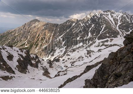 High Tatras Landscape - View From The Trail To Zawrat.