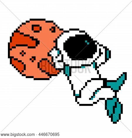 Cosmonaut On Mars, Space Flight, Space Conquest, Astronaut In Space, Space, Astronaut, Mars.