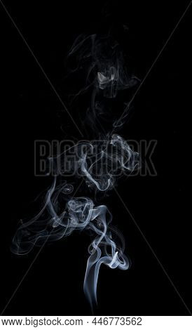 Abstract Smoke Backgrounds Steam Of White Smoke Overlay Effect On Black Wallpaper.