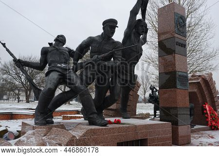 Monument To Soviet Border Guards. Eternal Memory To Those Who Died In Battle. May 9.