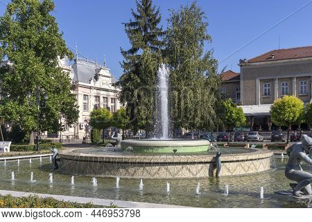 Kniaz Alexander Battenberg Square In City Of Ruse, Bulgaria