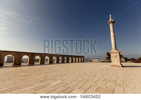Lighthouse of Santa Maria di Leuca in Italy.