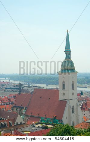 View Of St. Martin's Cathedral (1452), Bratislava, Slovakia