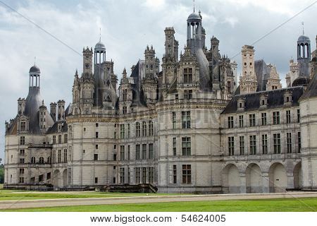 Castle of Chambord in Cher Valley France