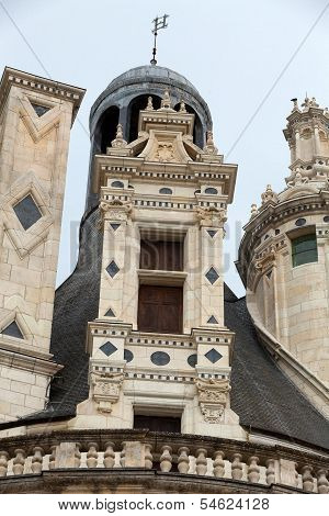 The royal Castle of Chambord in Cher Valley France