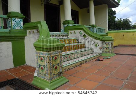 Kampung Ayer Barok Mosque Staircase