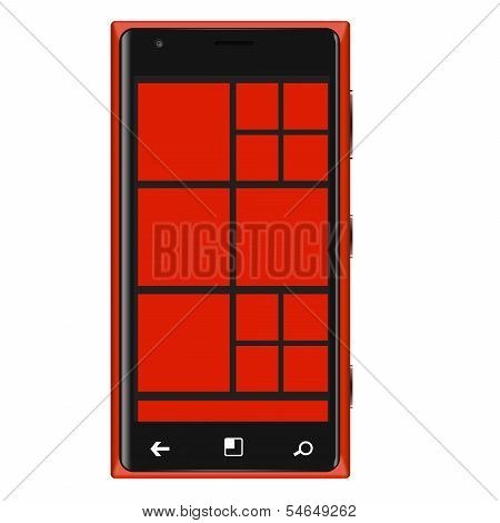 Red Mobilephone Type Elagance