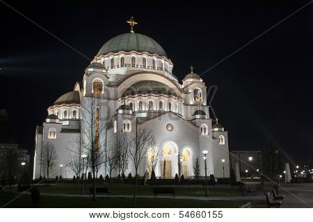 Cathedral Of Saint Sava In Belgrade, Serbia