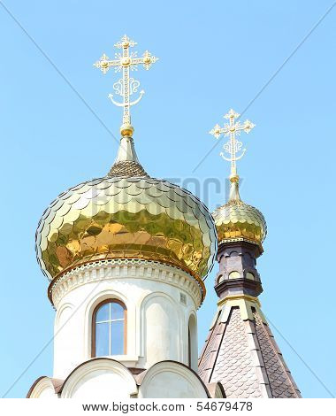 Golden dome of the Orthodox church