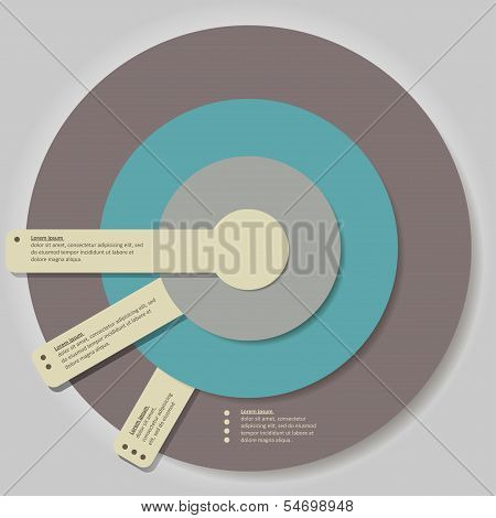 Modern vector infographics options banner