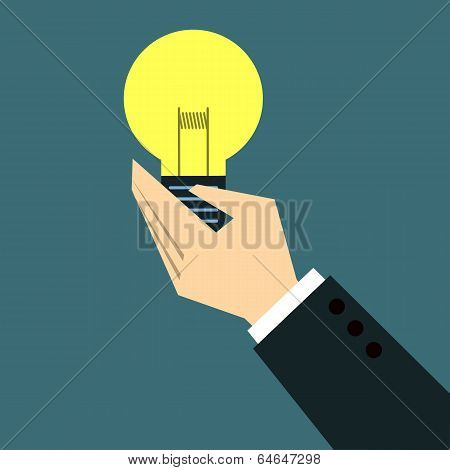 Hands Giving bulb