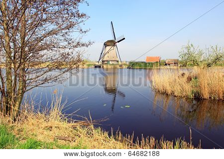 Windmills At Kinderdijk, Netherlands