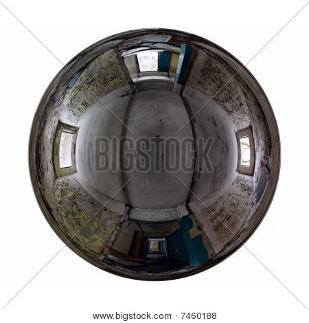 Rood-groene mirrorball