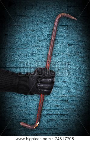 Hand Holding Nail Puller