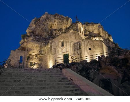 Madonna de Idris Church Sassi ของ Matera Basilicata
