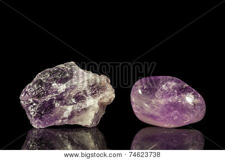 Amethyst, Uncut And Tumble Finishing