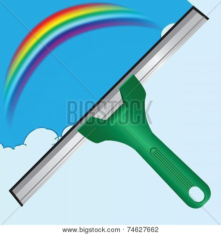 Scraper And A Rainbow