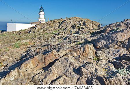 Lighthouse At Cap De Creus Peninsula, Catalonia, Spain