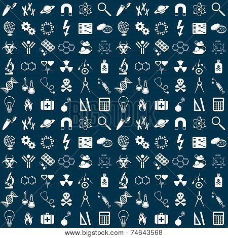 Science Seamless Pattern