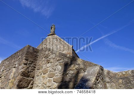 Saint Aubert Chapel, in Mont Saint Michel, France