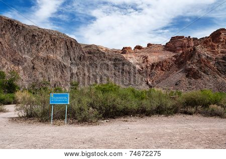 Valley Of Castles In Sharyn Canyon