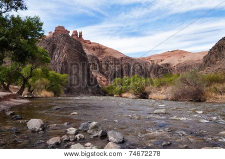 Sharyn River. Kazakhstan