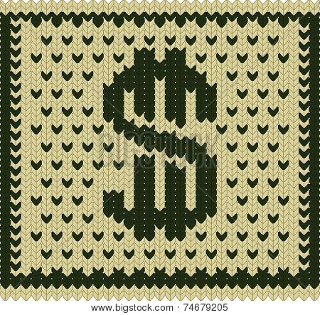 Knitted Dollar Scheme