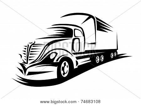 Big delivery truck
