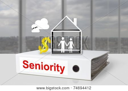 Office Binder Seniority House Grandparents Dollar Symbol