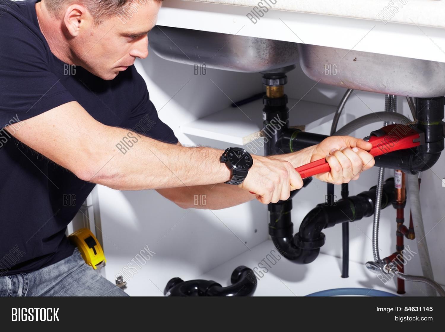 Plumber Man Tools Image & Photo (Free Trial) Bigstock