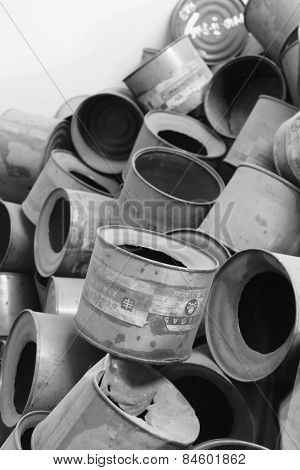 Empty Cans Of Zyklon B Gas At Auschwitz