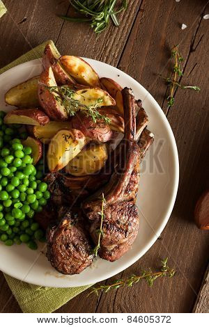 Organic Grilled Lamb Chops