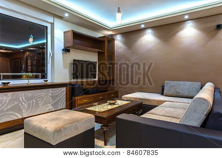 Contemporary Living Room Interior