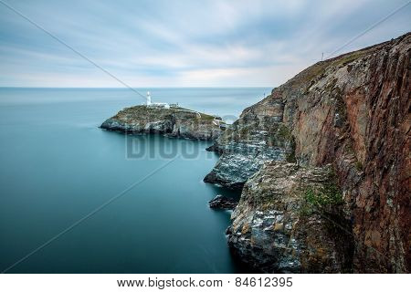 Holy Head light house in wales, United Kingdom