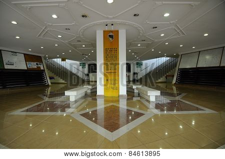 Lobby of Negeri Sembilan State Mosque in Negeri Sembilan, Malaysia