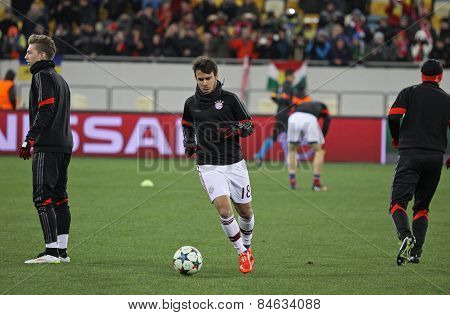 Football Game Shakhtar Donetsk Vs Bayern Munich