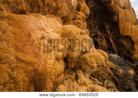 Rock Formations On The Beach  In Loutra Edipsou, Evia, Greece