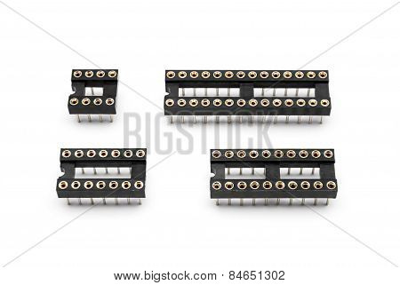 Round Hole Pin Ic Sockets