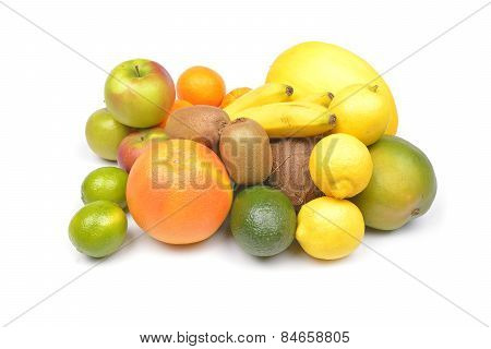 Fruit On A White Background