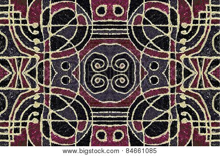 Tribal Geometric Art Pattern