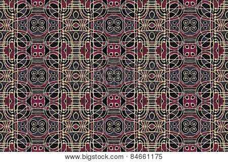 Tribal Geometric Art Pattern