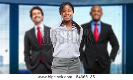 Multiethnic group of business people